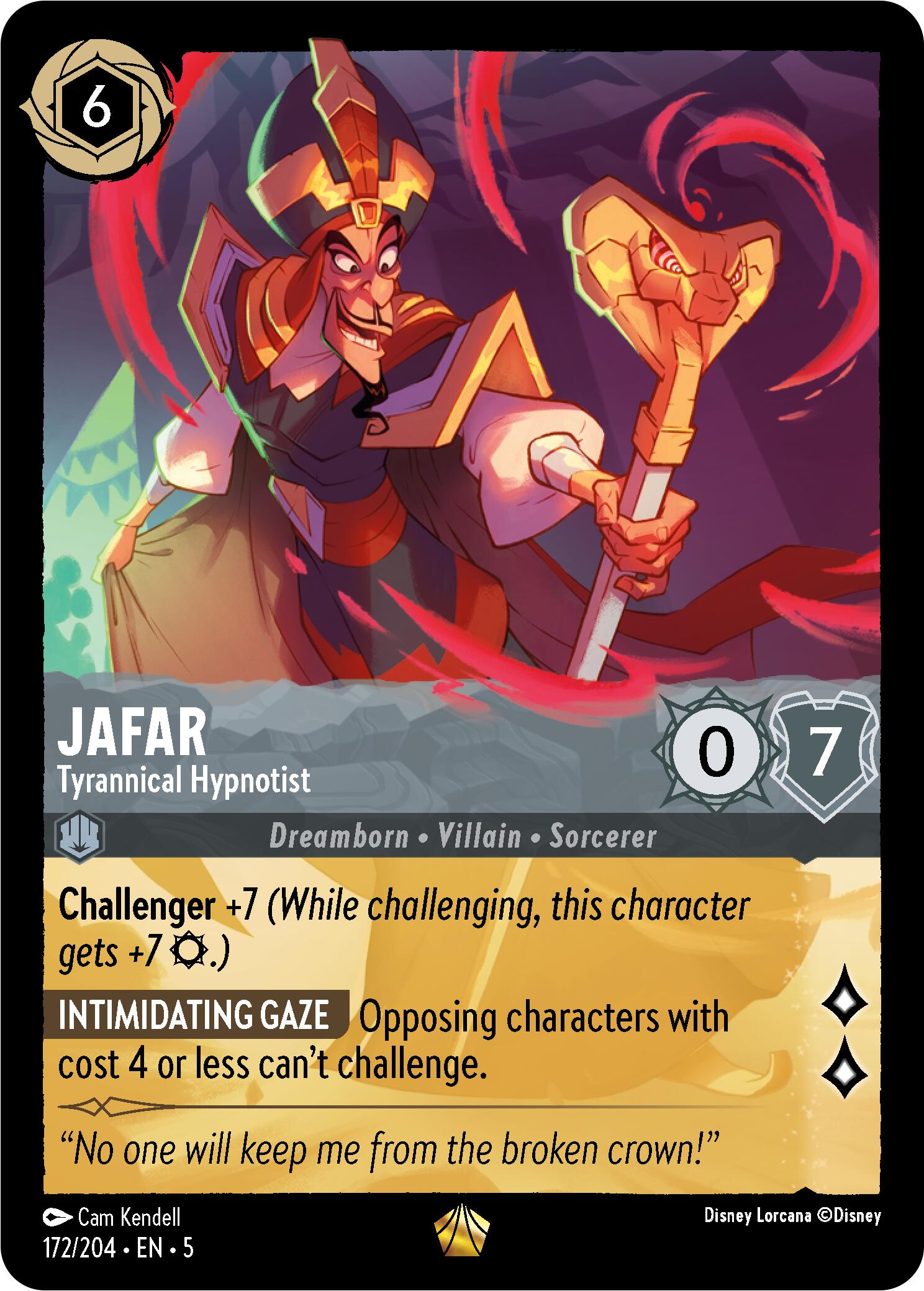 Jafar - Tyrannical Hypnotist (172/204) [Shimmering Skies] | Clutch Gaming