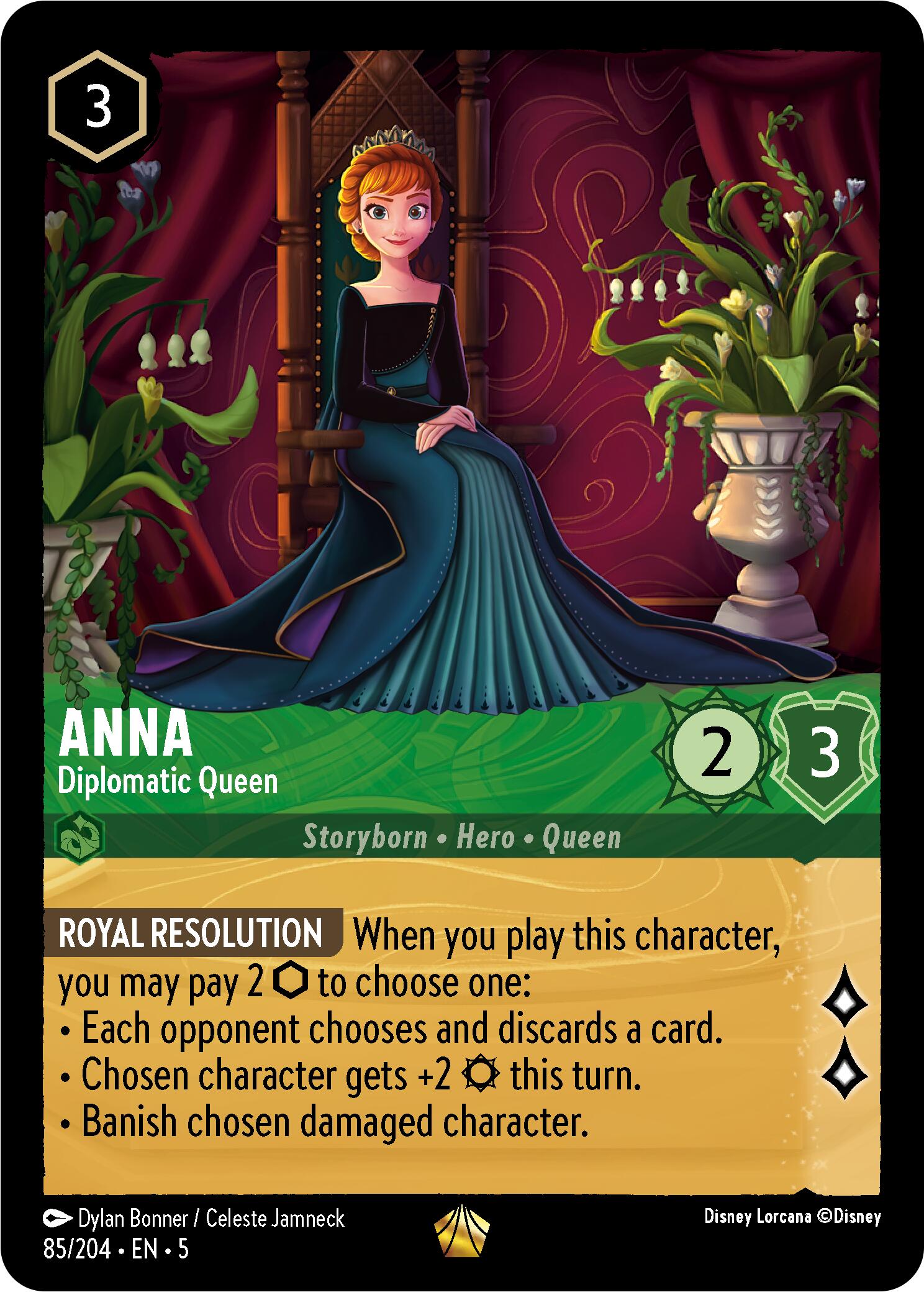 Anna - Diplomatic Queen (85/204) [Shimmering Skies] | Clutch Gaming