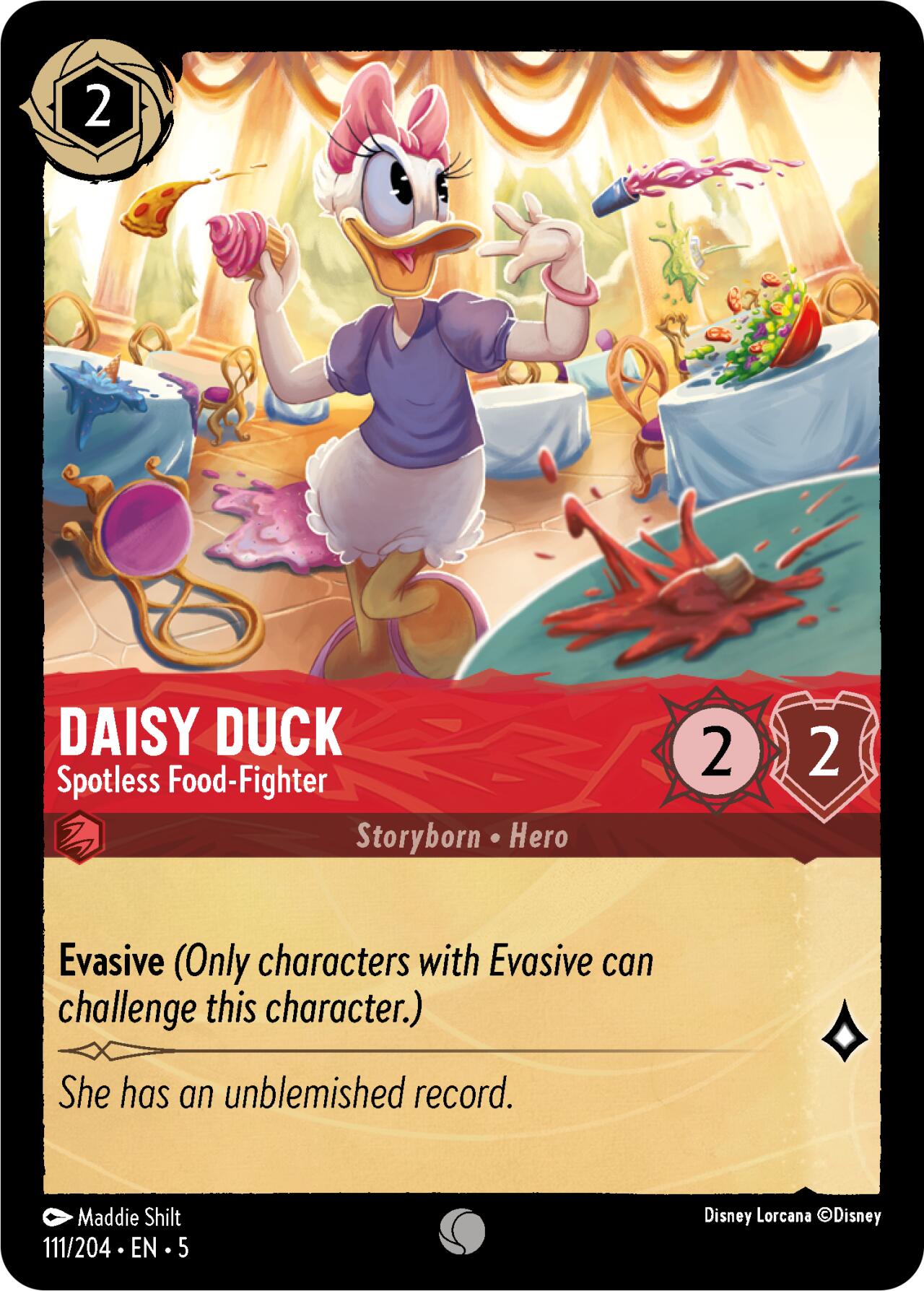 Daisy Duck - Spotless Food-Fighter (111/204) [Shimmering Skies] | Clutch Gaming