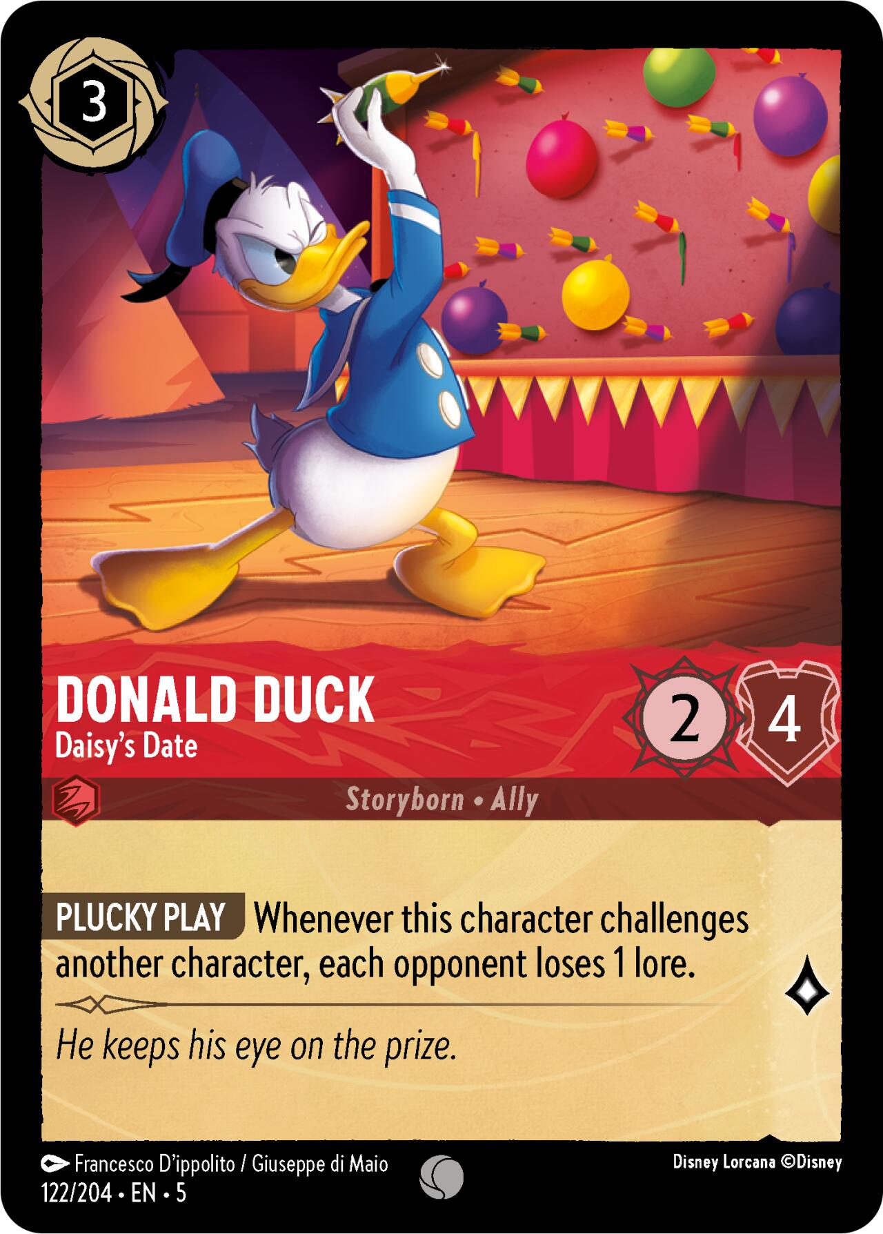 Donald Duck - Daisy's Date (122/204) [Shimmering Skies] | Clutch Gaming
