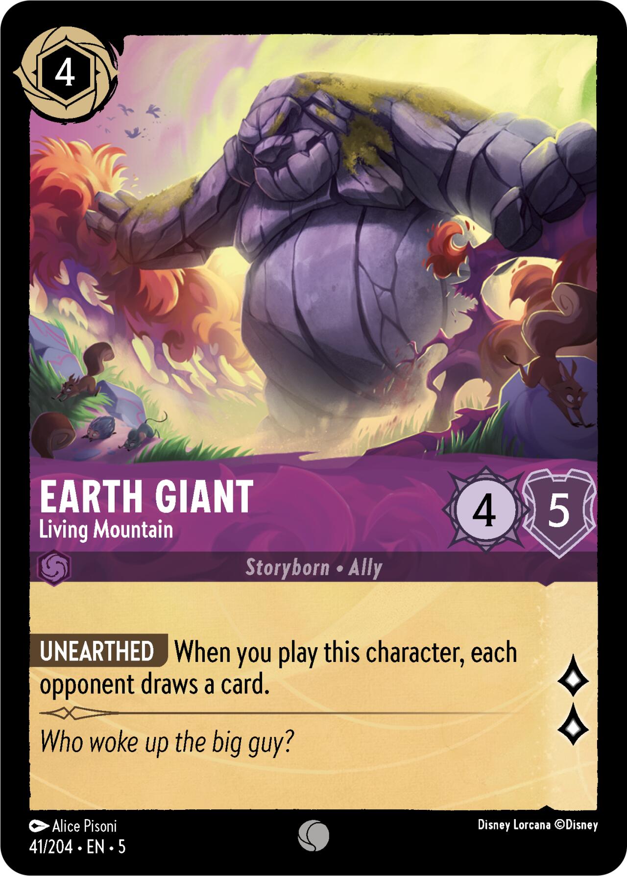 Earth Giant - Living Mountain (41/204) [Shimmering Skies] | Clutch Gaming