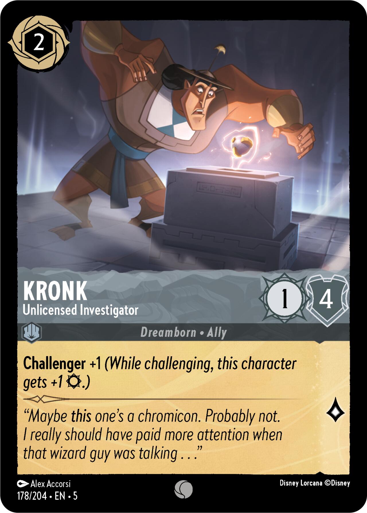 Kronk - Unlicensed Investigator (178/204) [Shimmering Skies] | Clutch Gaming