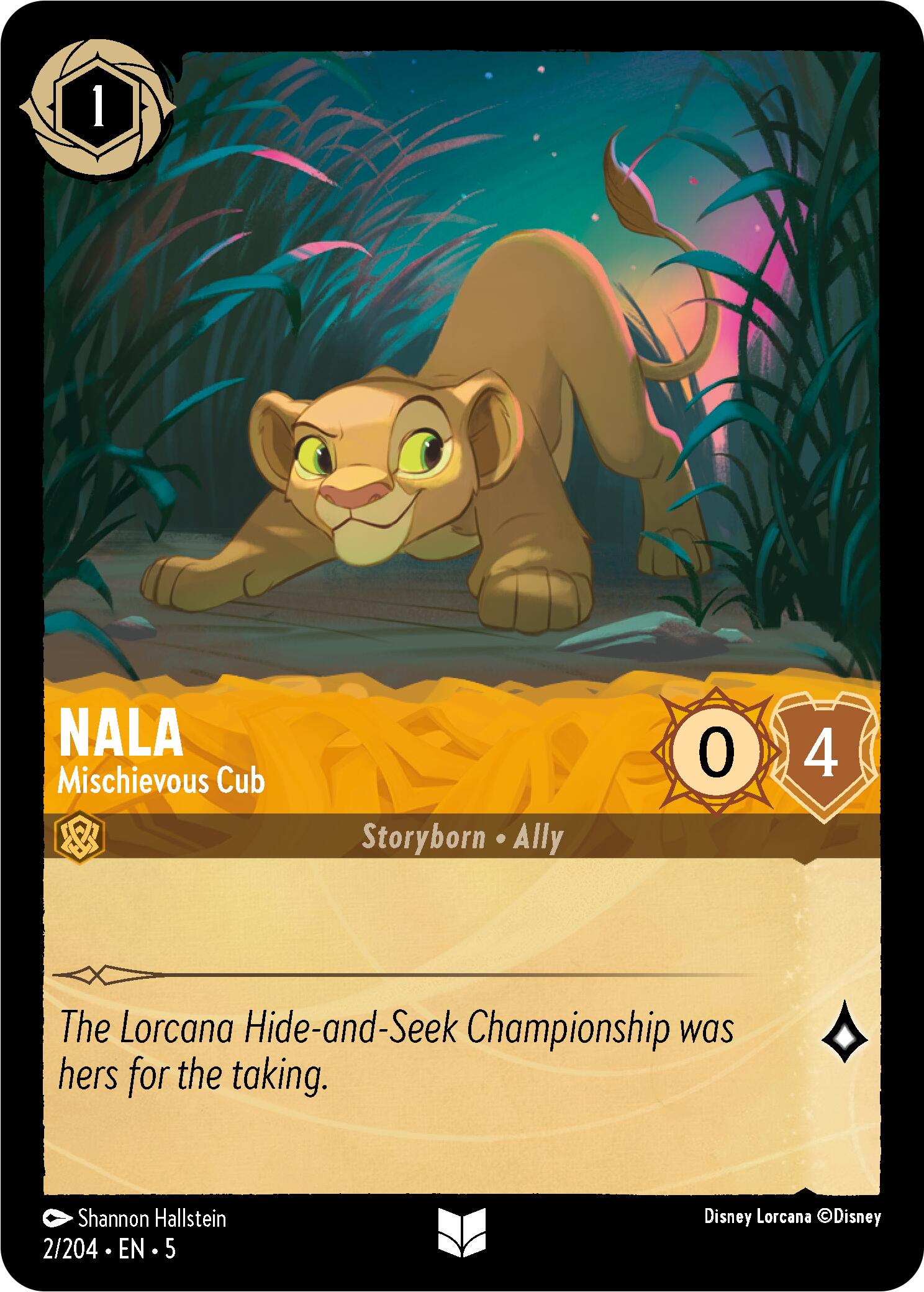 Nala - Mischievous Cub (2/204) [Shimmering Skies] | Clutch Gaming