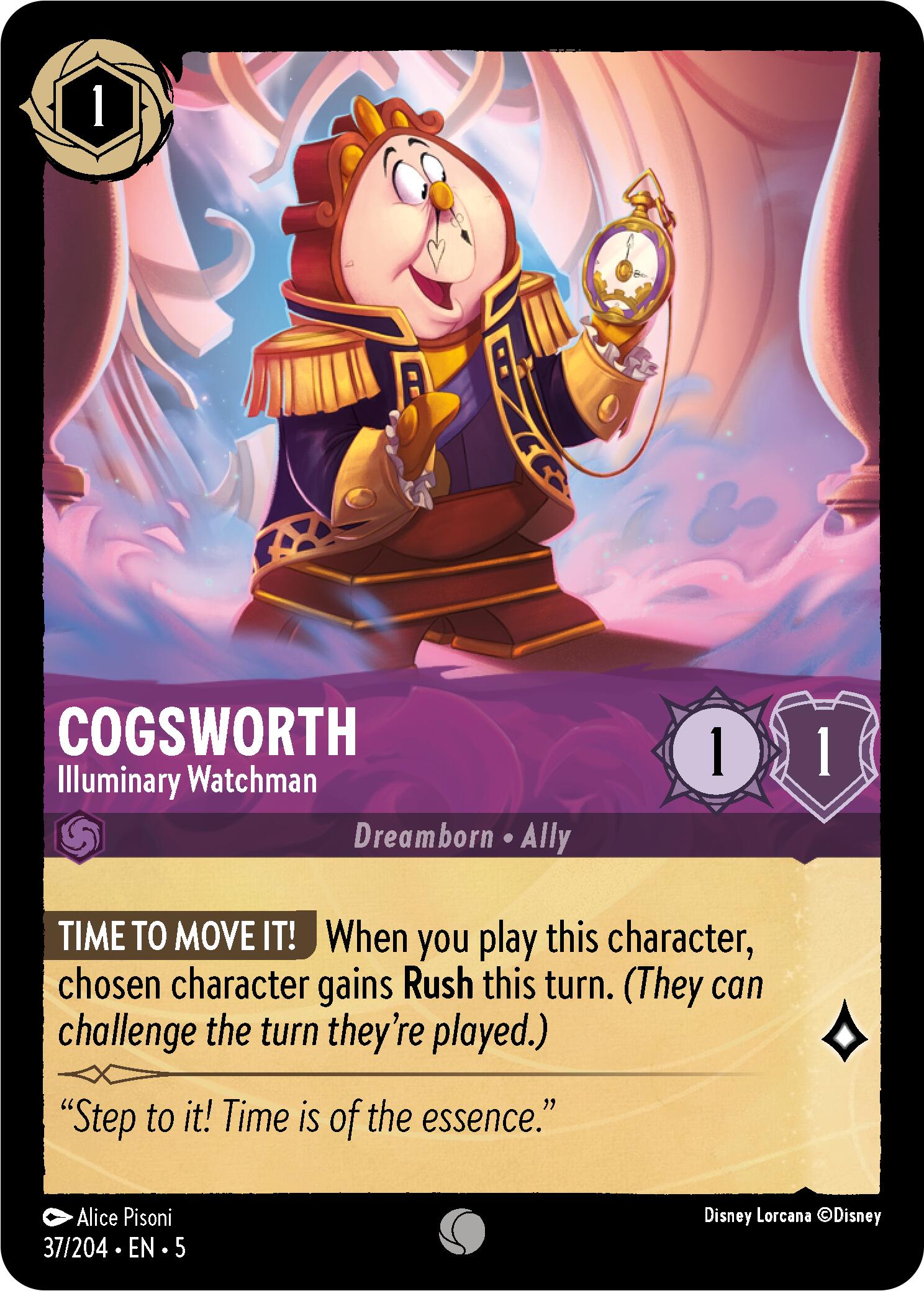 Cogsworth - Illuminary Watchman (37/204) [Shimmering Skies] | Clutch Gaming