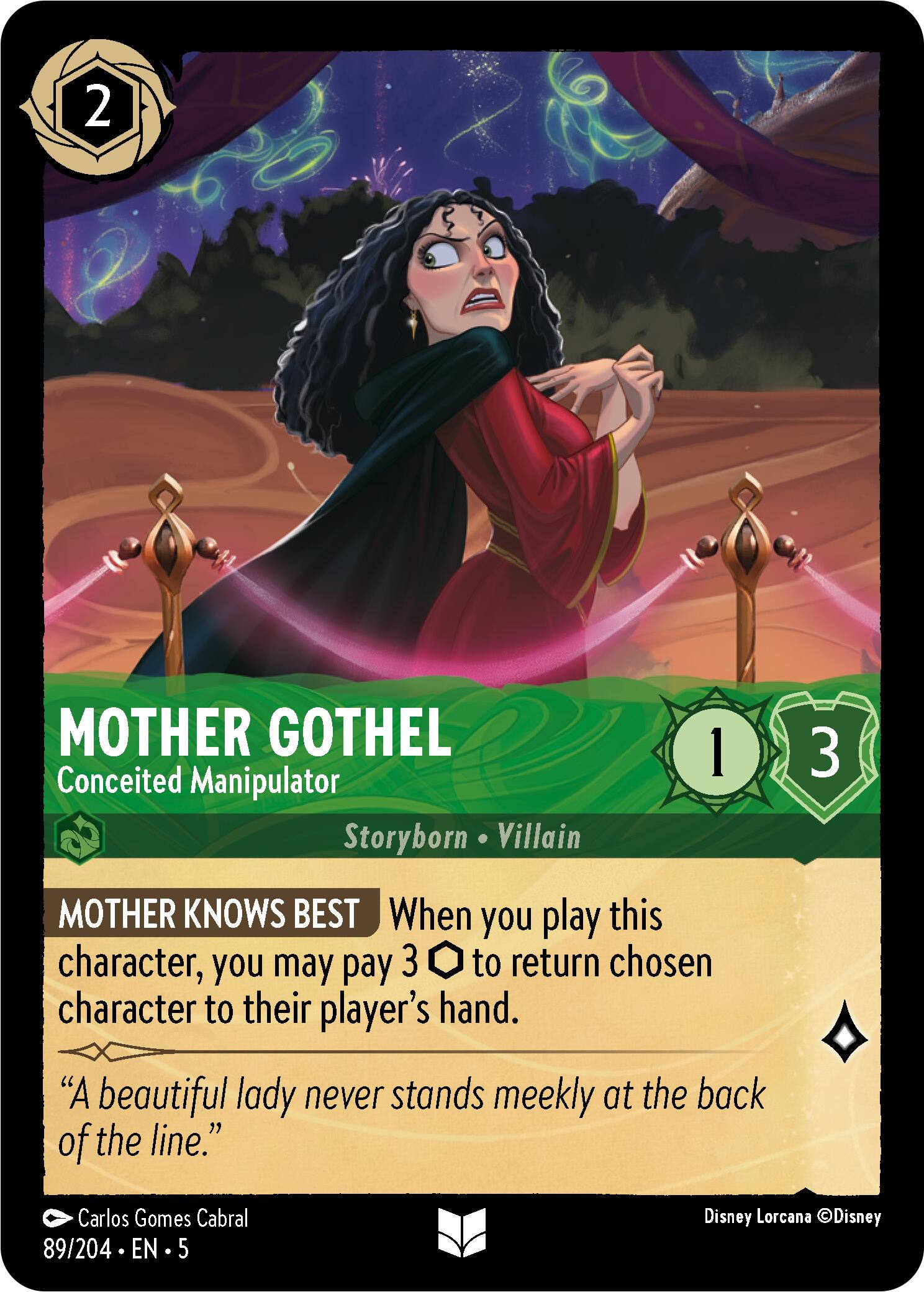 Mother Gothel - Conceited Manipulator (89/204) [Shimmering Skies] | Clutch Gaming