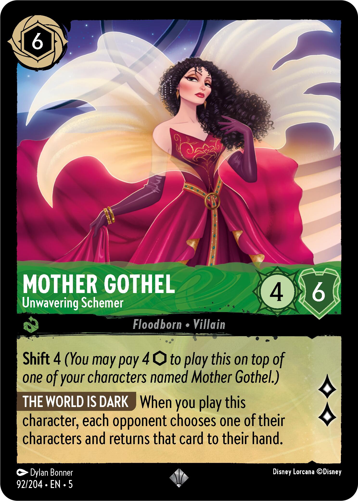 Mother Gothel - Unwavering Schemer (92/204) [Shimmering Skies] | Clutch Gaming