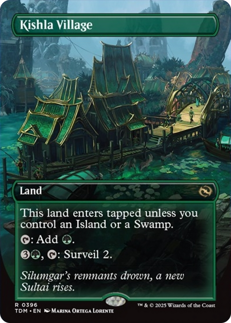 Kishla Village (Borderless) [Tarkir: Dragonstorm] | Clutch Gaming