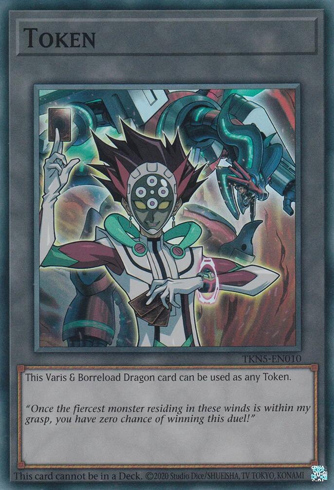 Token: Varis and Borreload Dragon [TKN5-EN010] Super Rare | Clutch Gaming