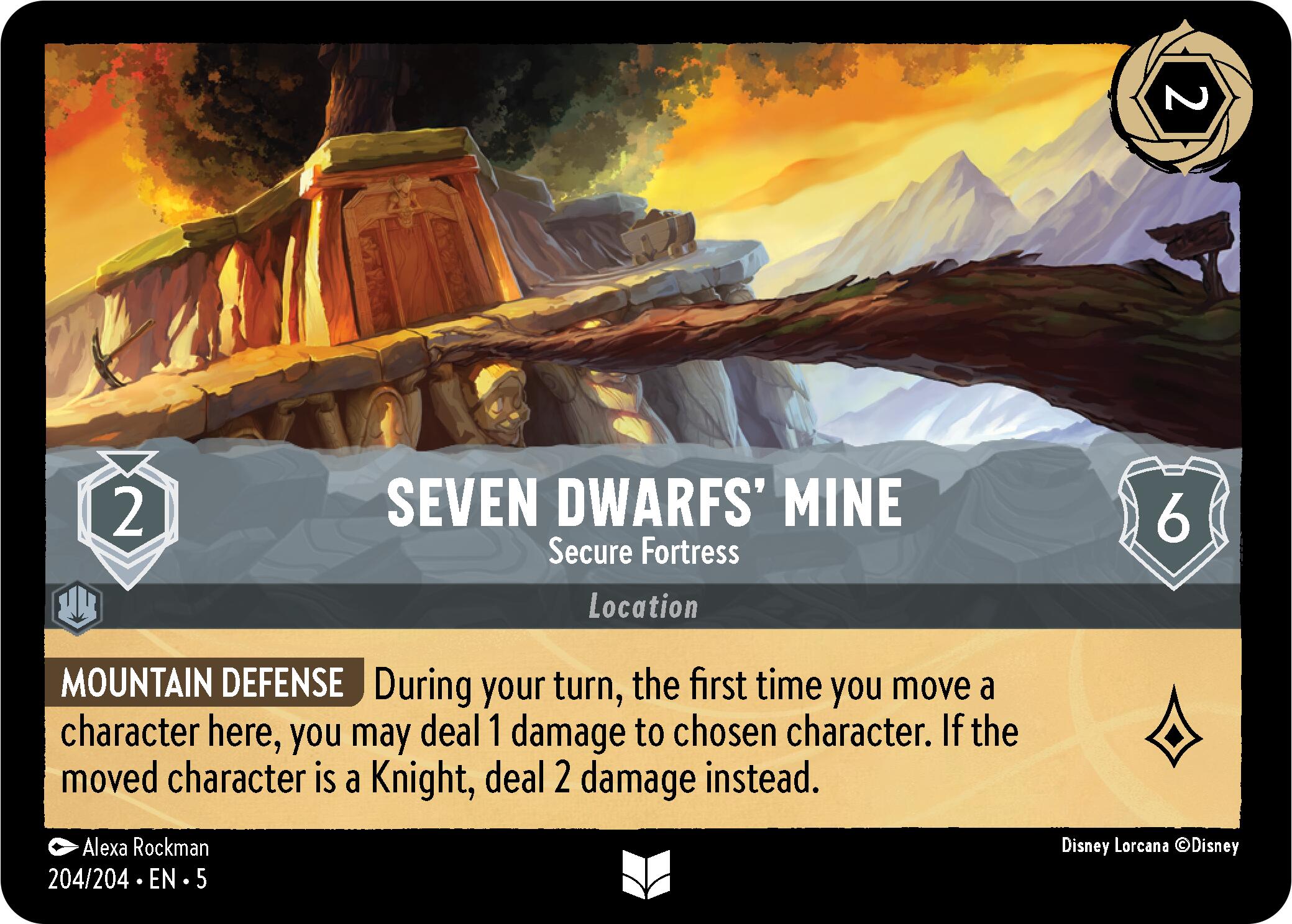 Seven Dwarfs' Mine - Secure Fortress (204/204) [Shimmering Skies] | Clutch Gaming