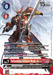 Gallantmon: Crimson Mode ACE [BT17-018] (Alternate Art) [Secret Crisis] | Clutch Gaming