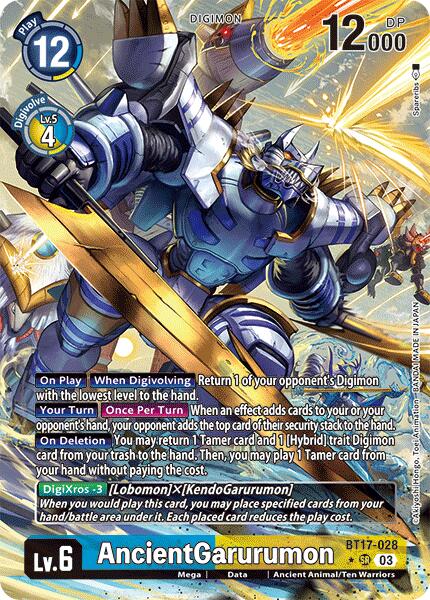 AncientGarurumon [BT17-028] (Alternate Art) [Secret Crisis] | Clutch Gaming