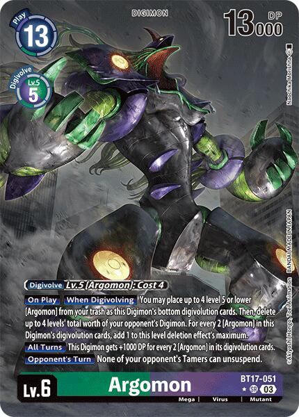 Argomon [BT17-051] - BT17-051 (Alternate Art) [Secret Crisis] | Clutch Gaming