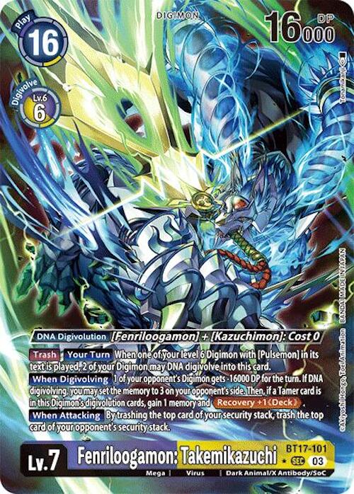 Fenriloogamon: Takemikazuchi [BT17-101] (Alternate Art) [Secret Crisis] | Clutch Gaming