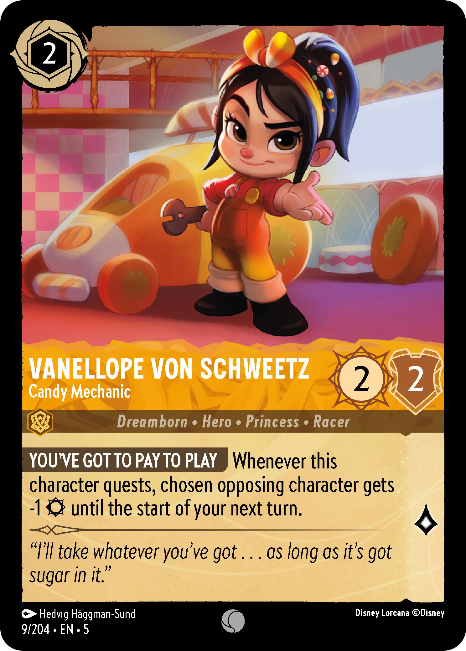 Vanellope von Schweetz - Candy Mechanic (9/204) [Shimmering Skies] | Clutch Gaming