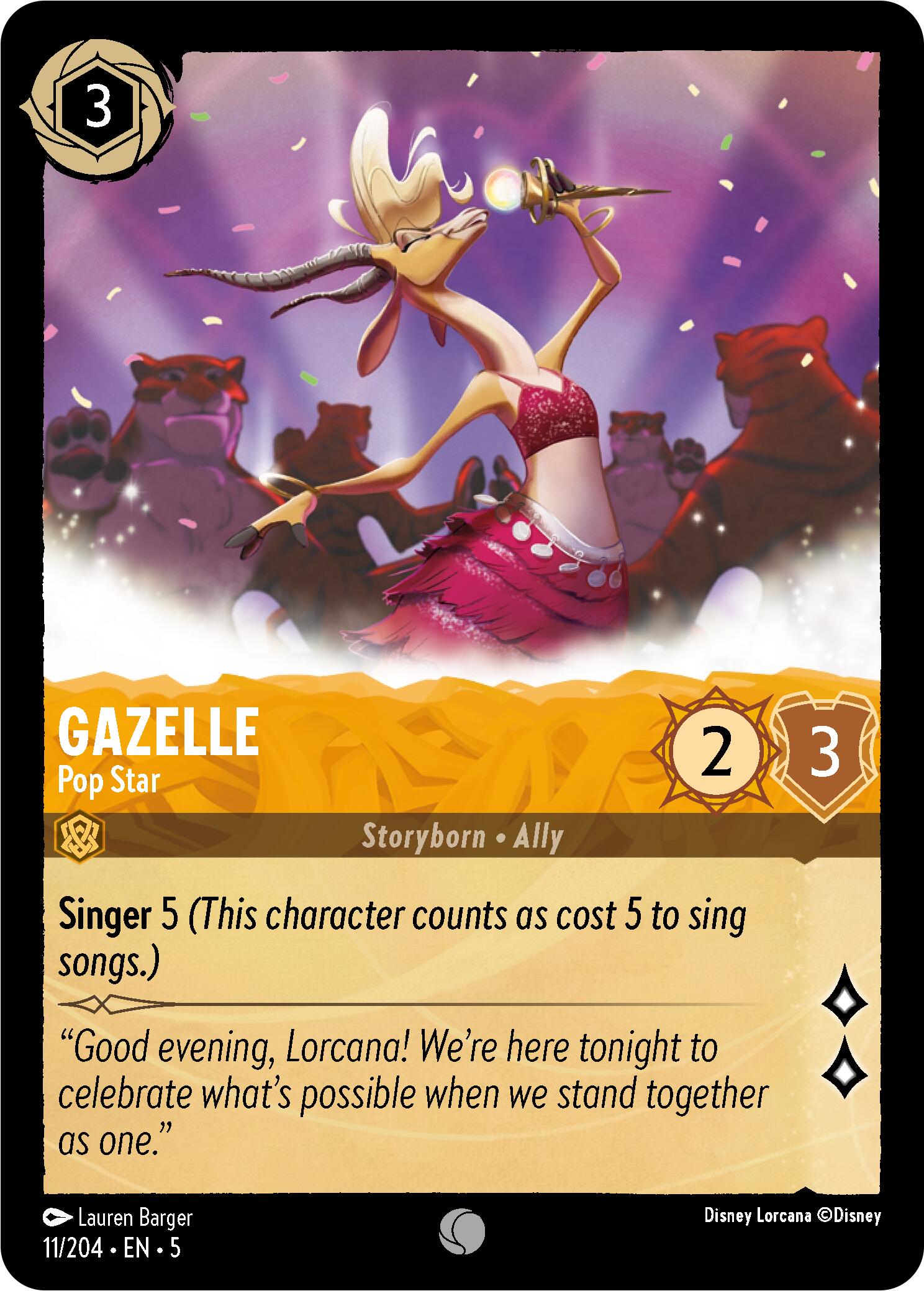 Gazelle - Pop Star (11/204) [Shimmering Skies] | Clutch Gaming
