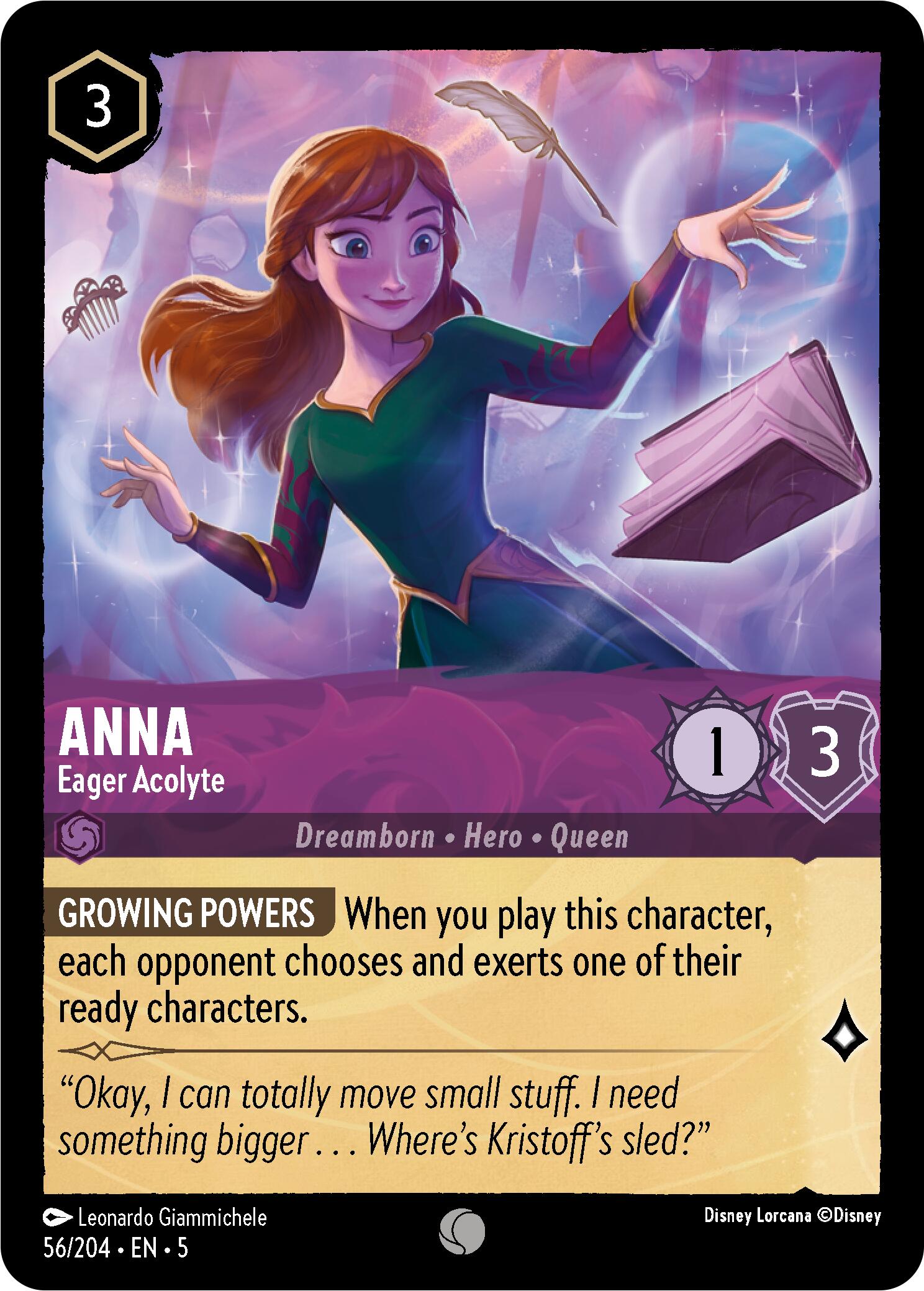Anna - Eager Acolyte (56/204) [Shimmering Skies] | Clutch Gaming