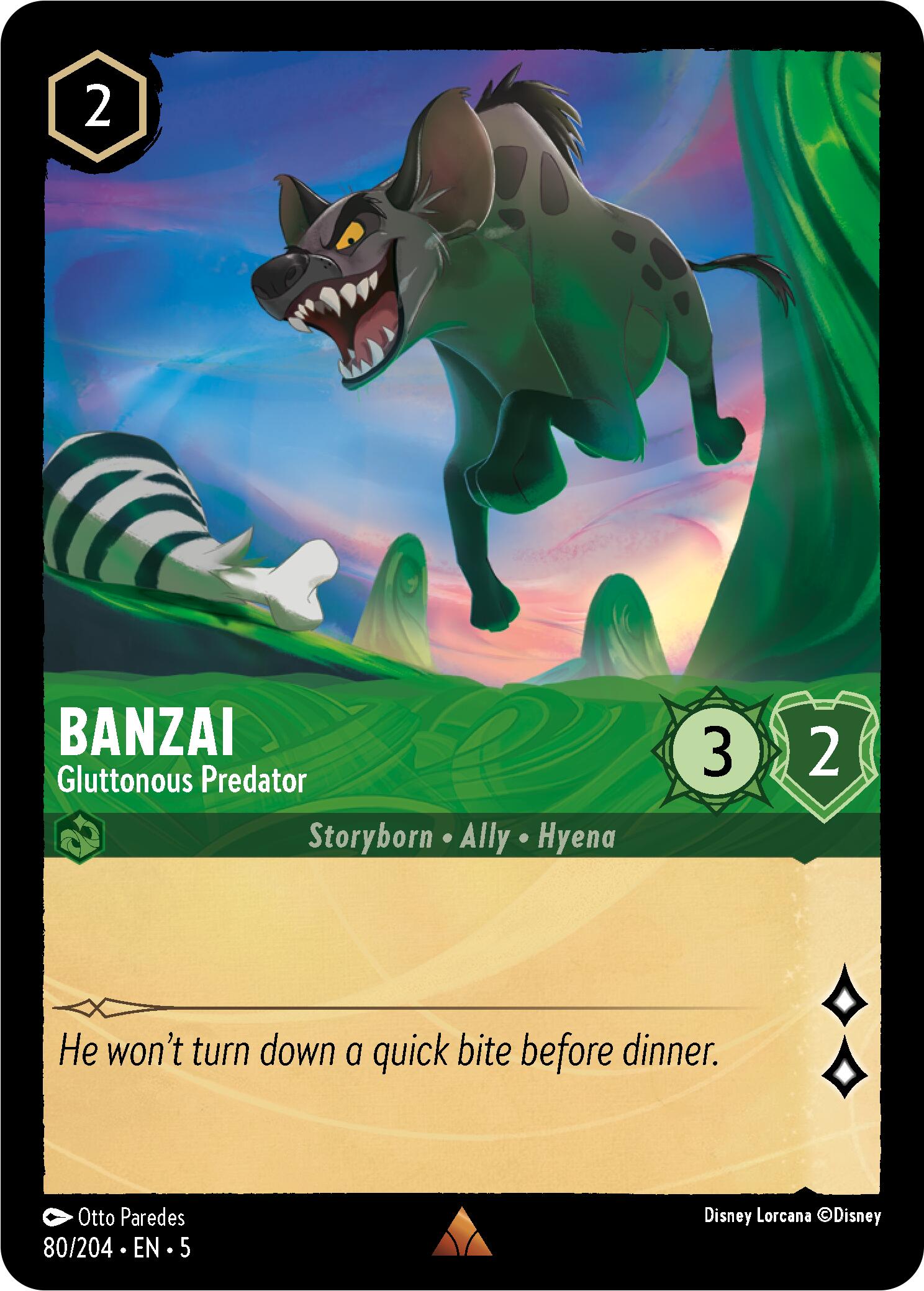 Banzai - Gluttonous Predator (80/204) [Shimmering Skies] | Clutch Gaming