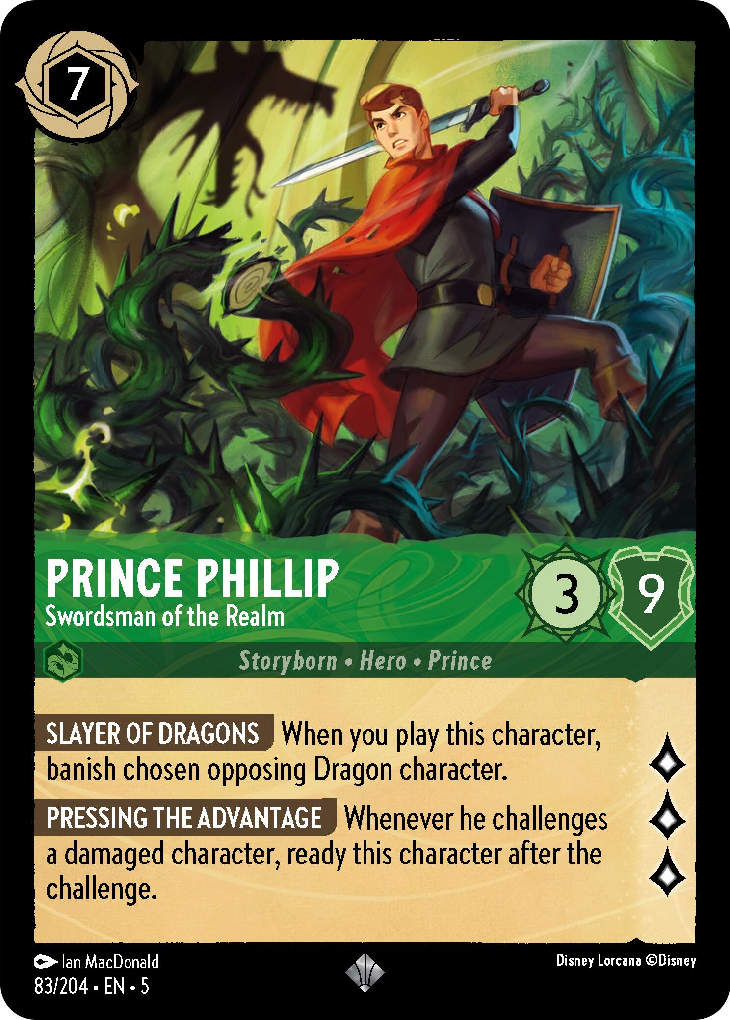Prince Phillip - Swordsman of the Realm (83/204) [Shimmering Skies] | Clutch Gaming
