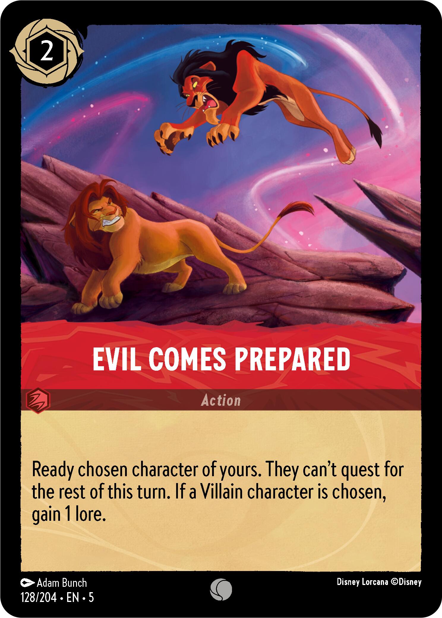 Evil Comes Prepared (128/204) [Shimmering Skies] | Clutch Gaming