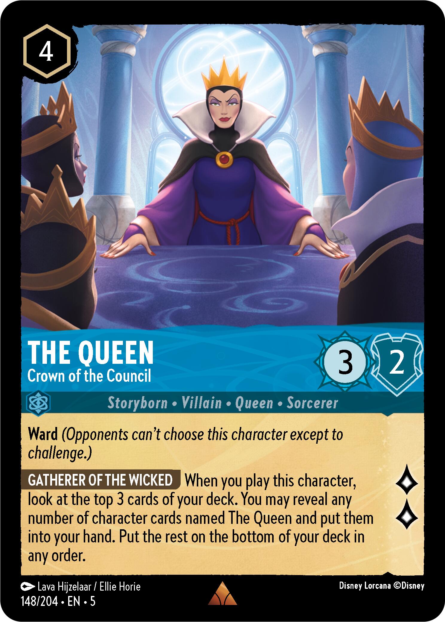 The Queen - Crown of the Council (148/204) [Shimmering Skies] | Clutch Gaming
