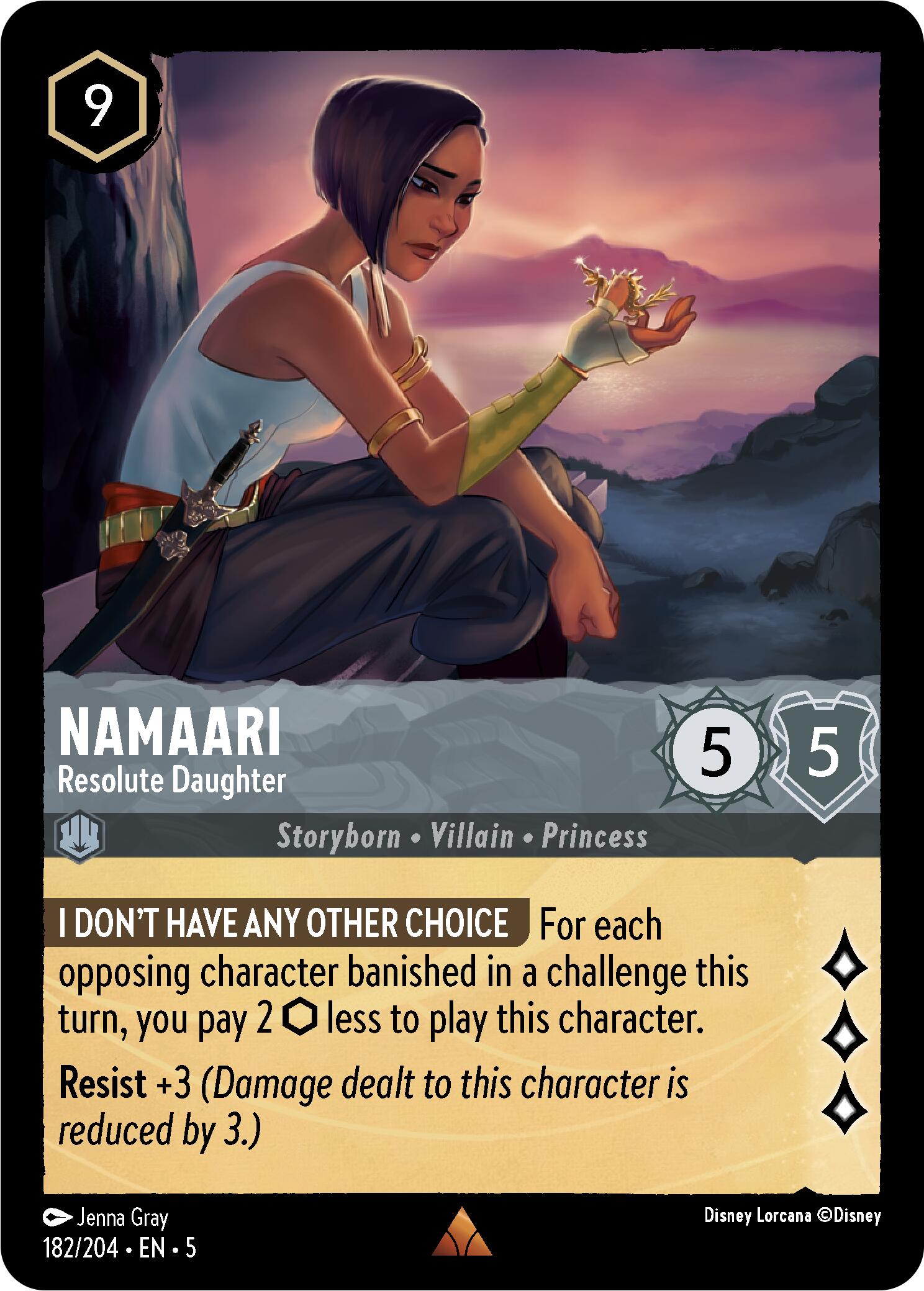 Namaari - Resolute Daughter (182/204) [Shimmering Skies] | Clutch Gaming