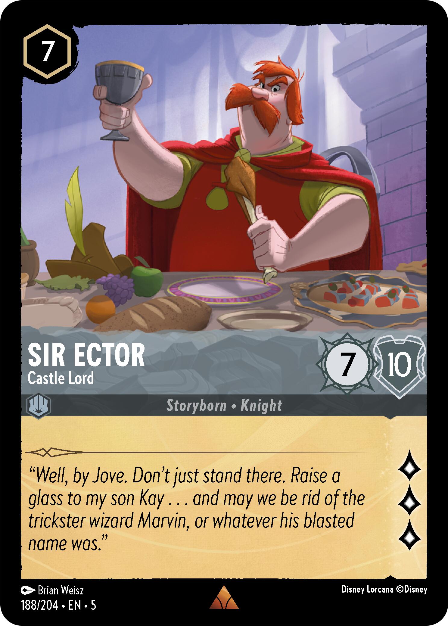 Sir Ector - Castle Lord (188/204) [Shimmering Skies] | Clutch Gaming
