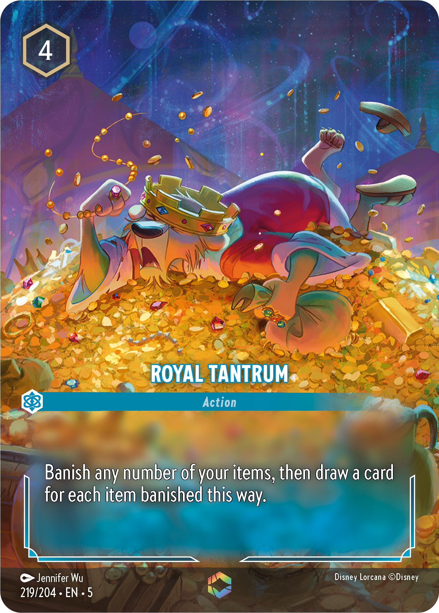 Royal Tantrum (Enchanted) (219/204) [Shimmering Skies] | Clutch Gaming