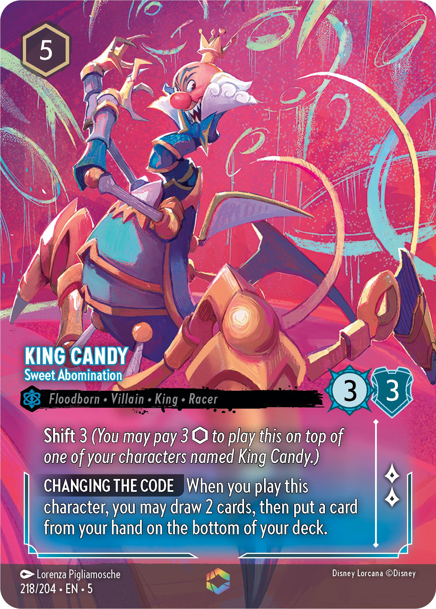 King Candy - Sweet Abomination (Enchanted) (218/204) [Shimmering Skies] | Clutch Gaming