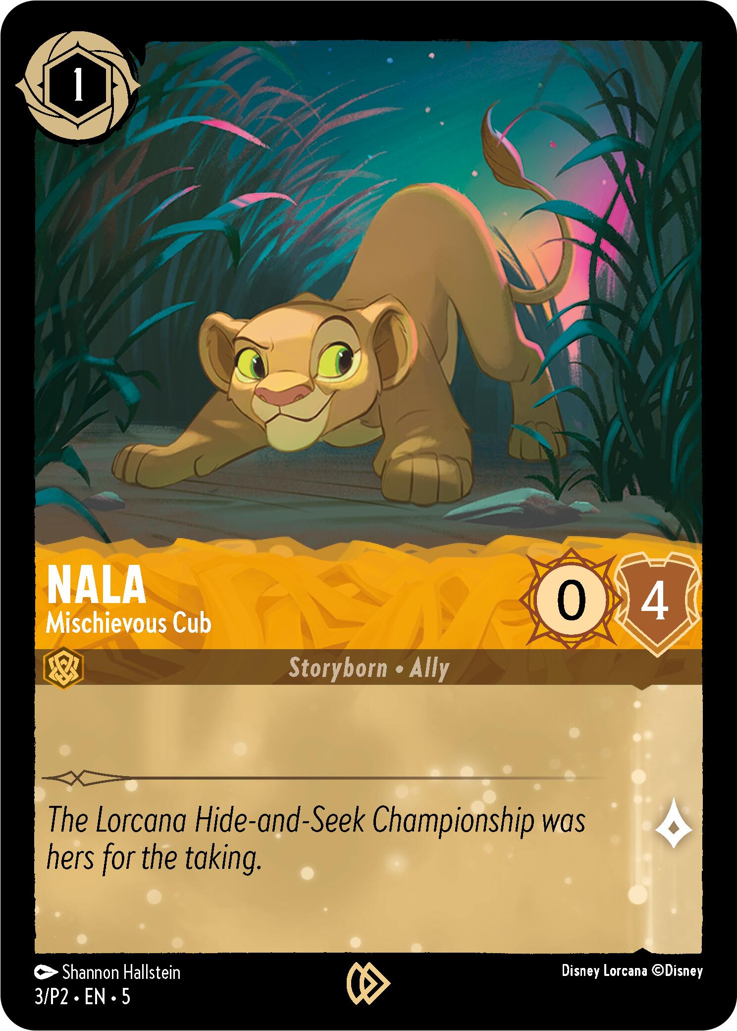 Nala - Mischievous Cub (3) [Promo Cards] | Clutch Gaming