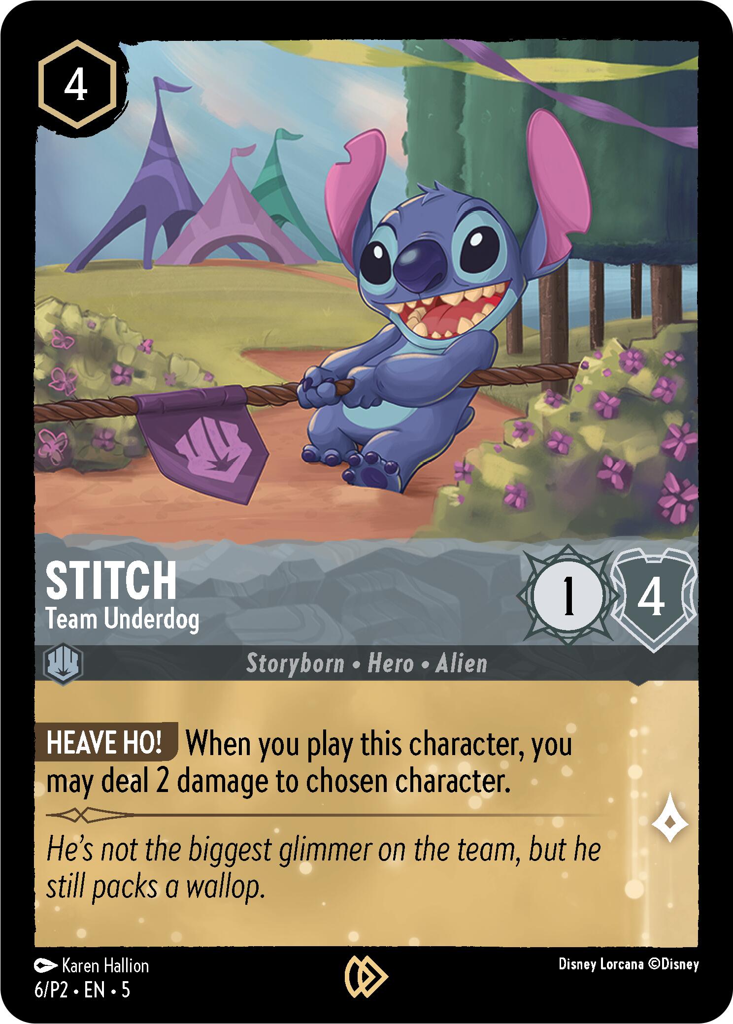 Stitch - Team Underdog (6) [Promo Cards] | Clutch Gaming