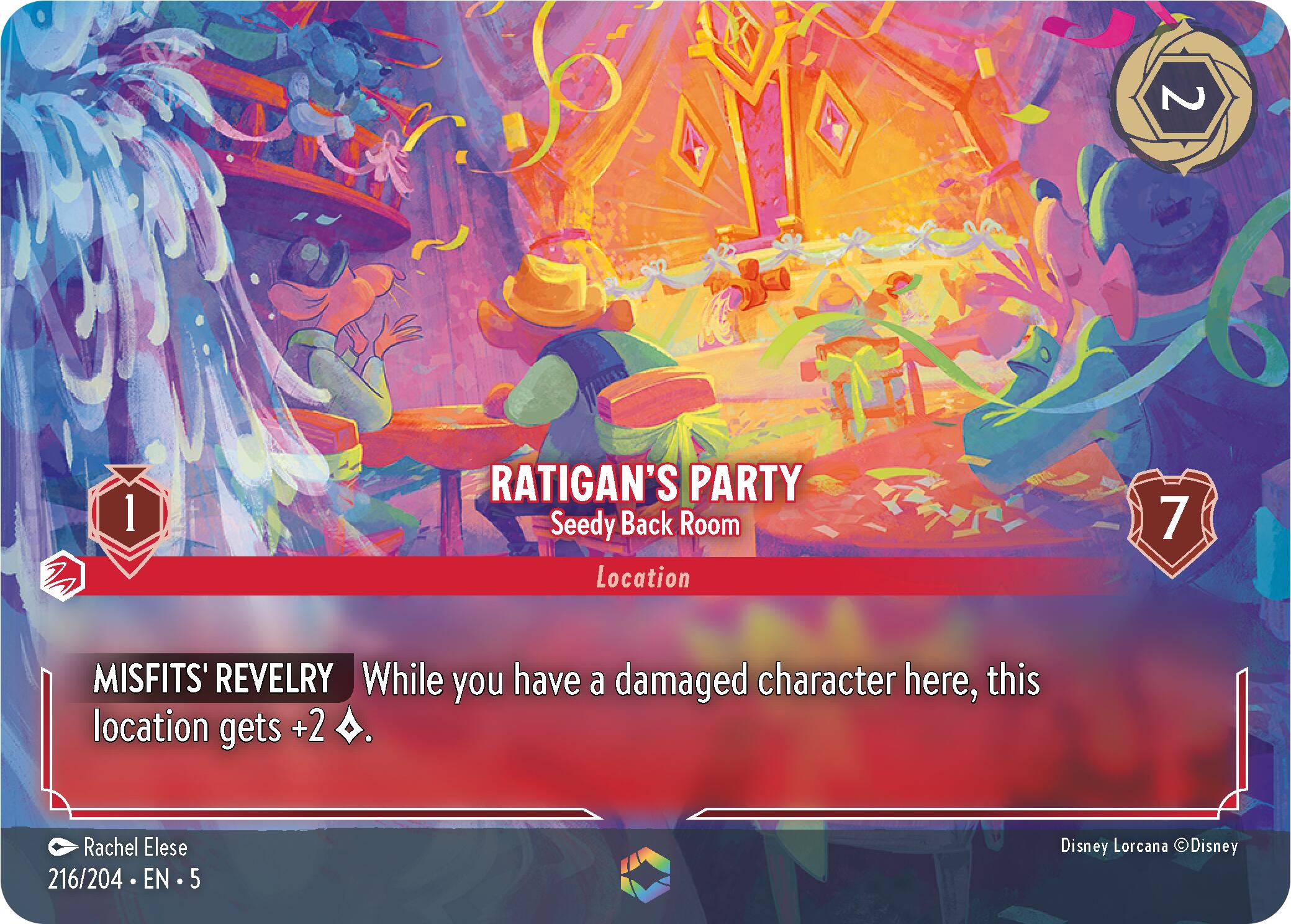 Ratigan's Party - Seedy Back Room (Enchanted) (216/204) [Shimmering Skies] | Clutch Gaming