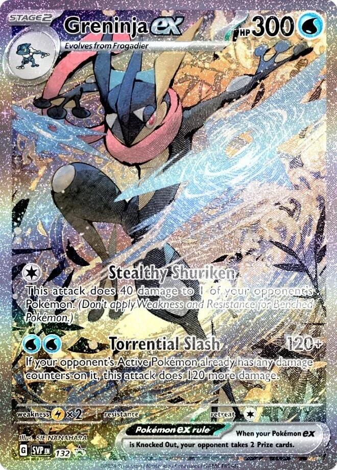 Greninja ex (132) [Scarlet & Violet: Black Star Promos] | Clutch Gaming