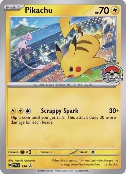 Pikachu (190) [Scarlet & Violet: Black Star Promos] | Clutch Gaming