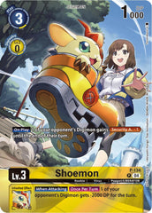 Shoemon [P-134] (Digimon Liberator Promotion) (Textured) [Promotional Cards] | Clutch Gaming