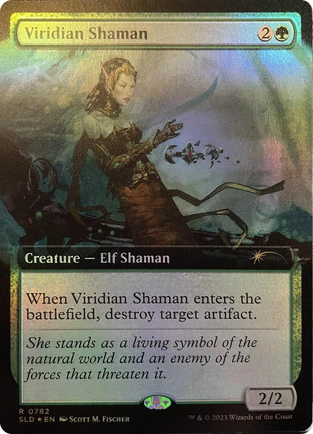 Viridian Shaman (Extended Art) [Secret Lair Drop Series] | Clutch Gaming