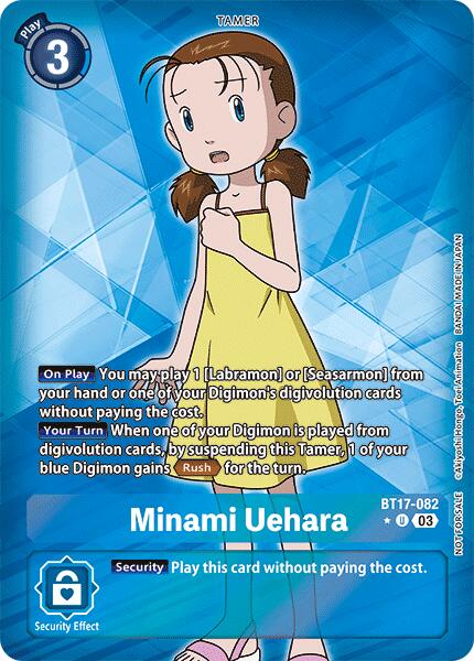 Minami Uehara [BT17-082] (Box Promotion Pack: Secret Crisis) [Secret Crisis] | Clutch Gaming