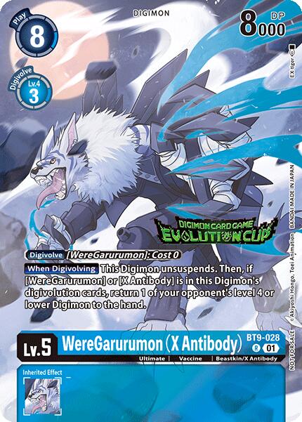 WereGarurumon (X Antibody) [BT9-028] (2024 Evolution Cup) [X Record Promos] | Clutch Gaming