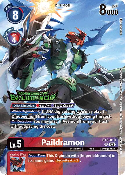 Paildramon [EX3-010] (2024 Evolution Cup) [Draconic Roar] | Clutch Gaming