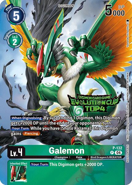 Galemon [P-132] (2024 Evolution Cup Top 4) [Promotional Cards] | Clutch Gaming