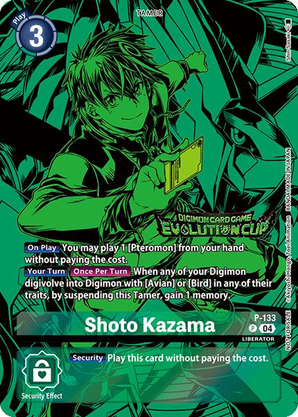 Shoto Kazama [P-133] (2024 Evolution Cup) [Promotional Cards] | Clutch Gaming