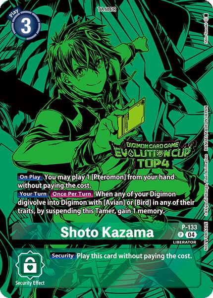 Shoto Kazama [P-133] (2024 Evolution Cup Top 4) [Promotional Cards] | Clutch Gaming