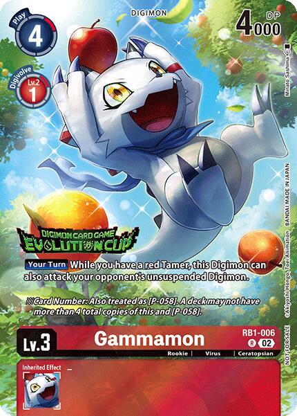 Gammamon [RB1-006] (2024 Evolution Cup) [Resurgence Booster] | Clutch Gaming