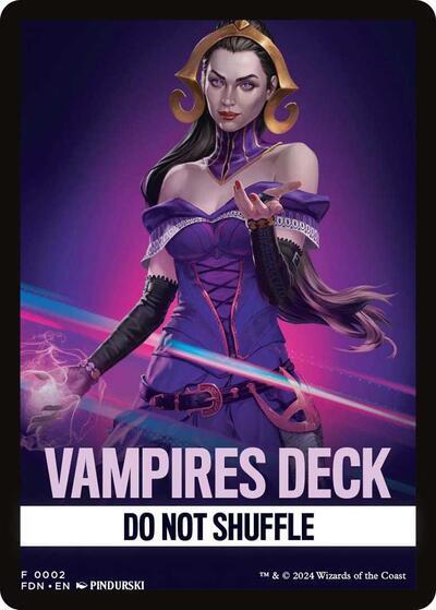 Vampires Deck Theme Card [Foundations Tokens] | Clutch Gaming