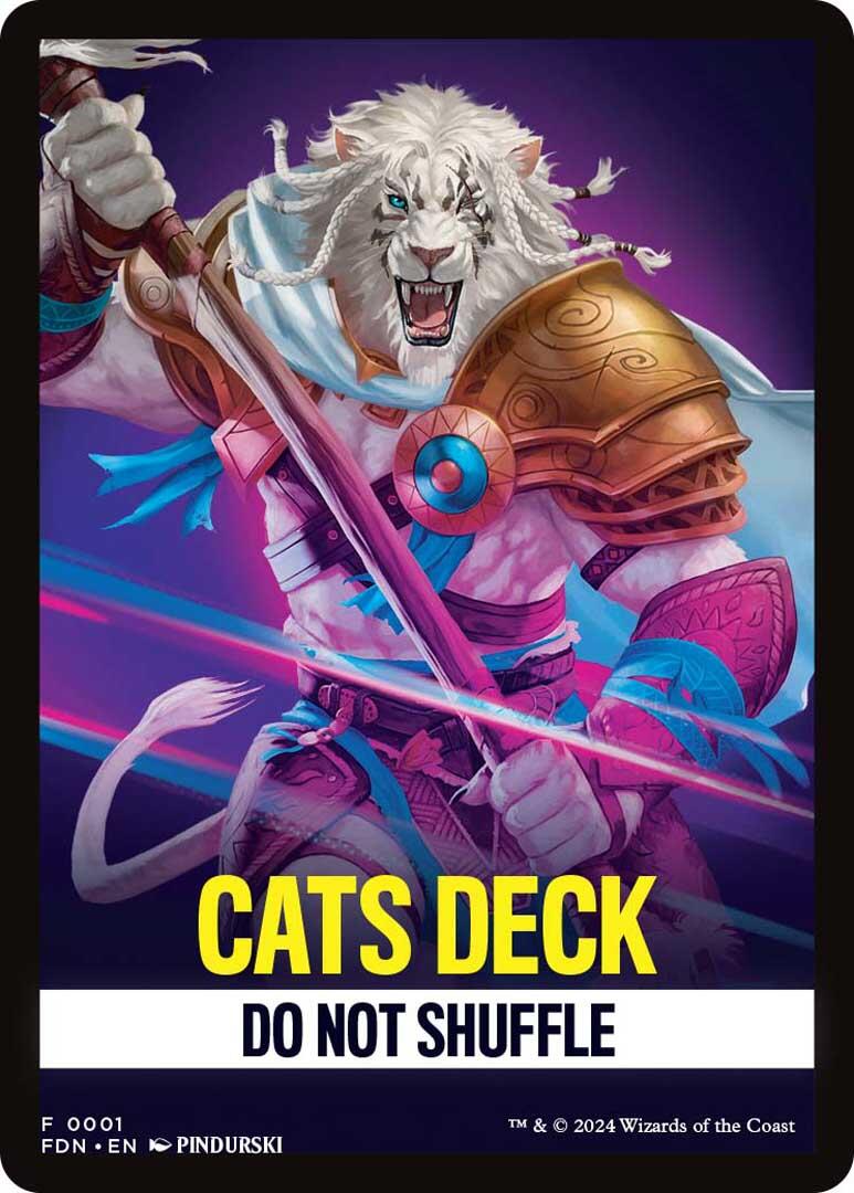 Cats Deck Theme Card [Foundations Tokens] | Clutch Gaming