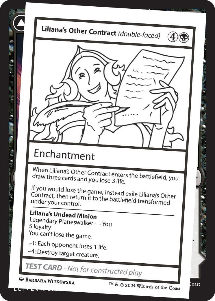 Liliana's Other Contract (double-faced) [Mystery Booster 2 Playtest Cards] | Clutch Gaming