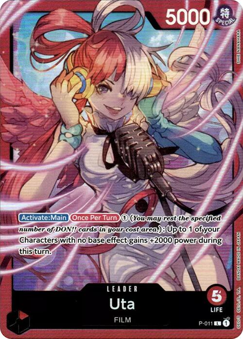 Uta (P-011) (Premium Card Collection -Uta-) [One Piece Promotion Cards] | Clutch Gaming