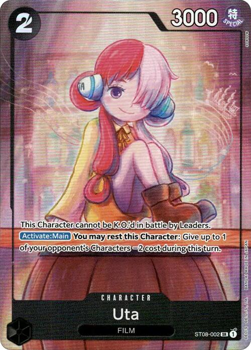 Uta (ST08-002) (Premium Card Collection -Uta-) [One Piece Promotion Cards] | Clutch Gaming