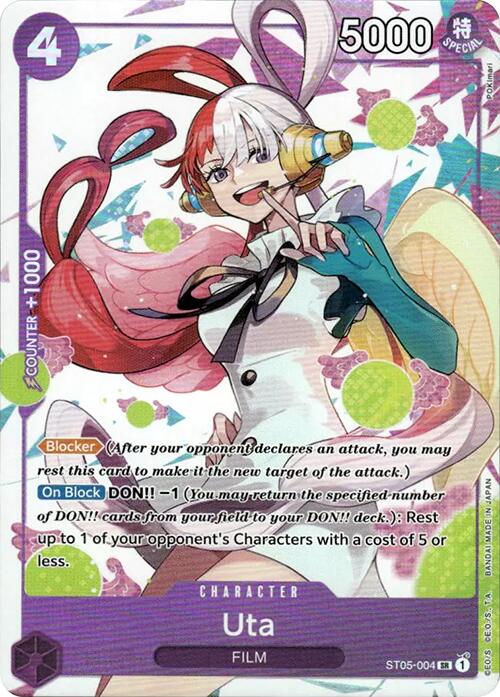 Uta (ST05-004) (Premium Card Collection -Uta-) [One Piece Promotion Cards] | Clutch Gaming