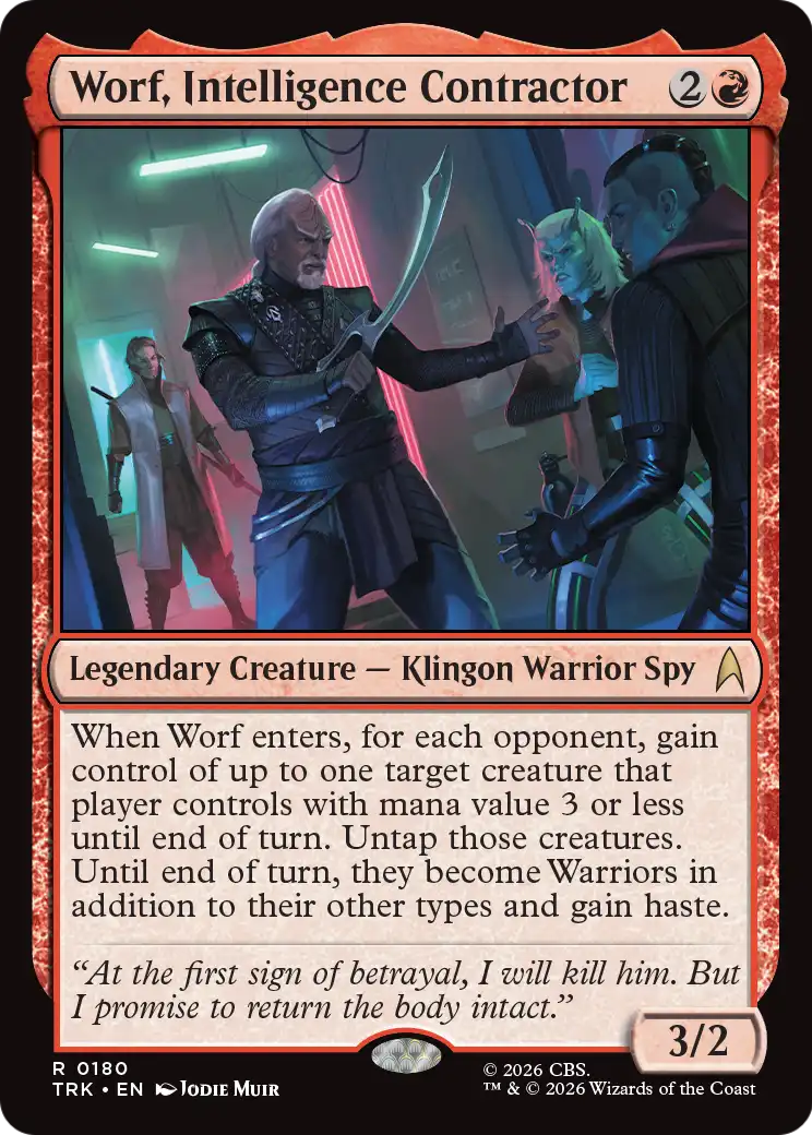 Worf, Intelligence Contractor [Star Trek] | Clutch Gaming
