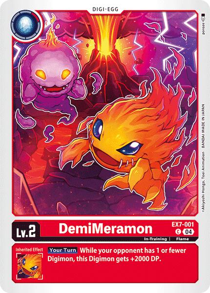 DemiMeramon [EX7-001] [Digimon LIBERATOR] | Clutch Gaming